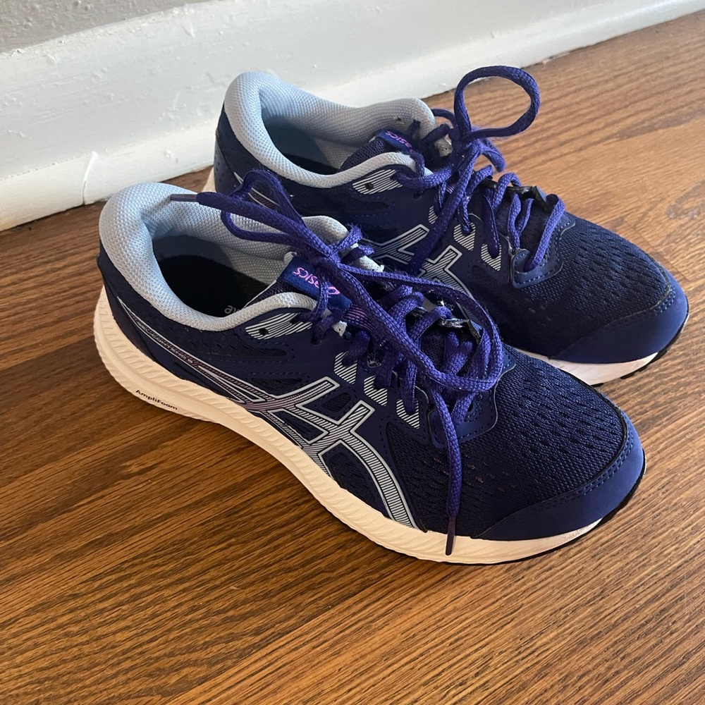 ASICS Women's Gel Contend 8 Dive Blue Soft Sky Sz 5.5 Running Walking Shoes